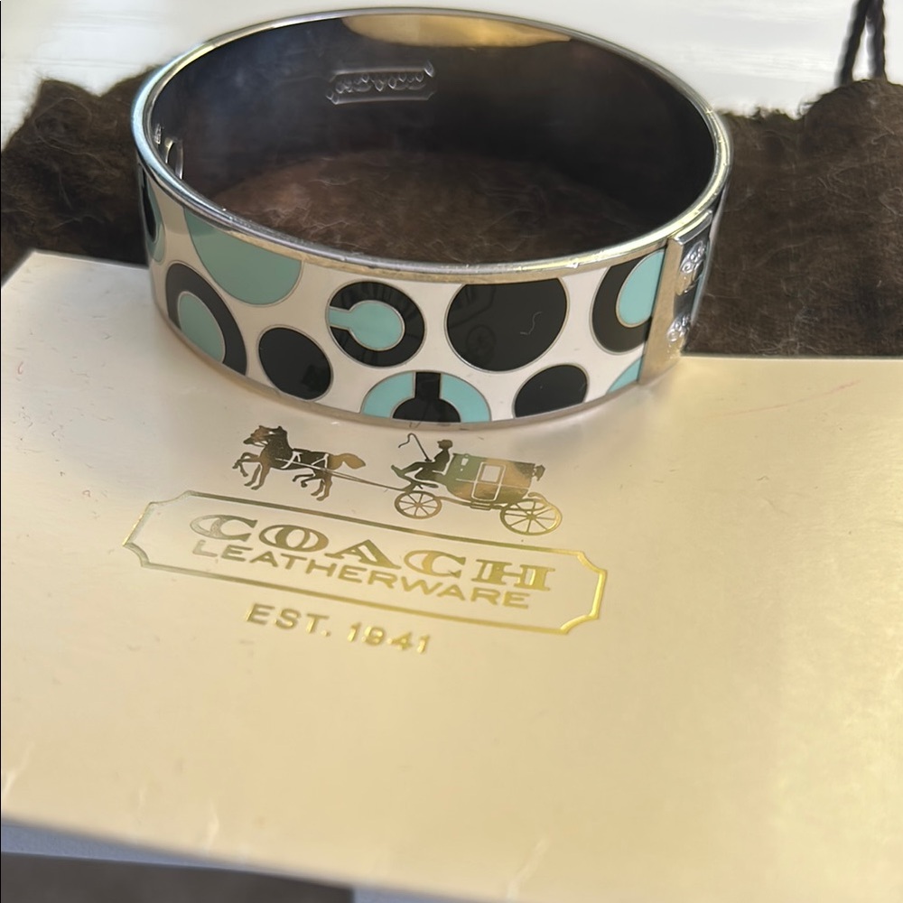 Coach Polka Dot Bangle Bracelet